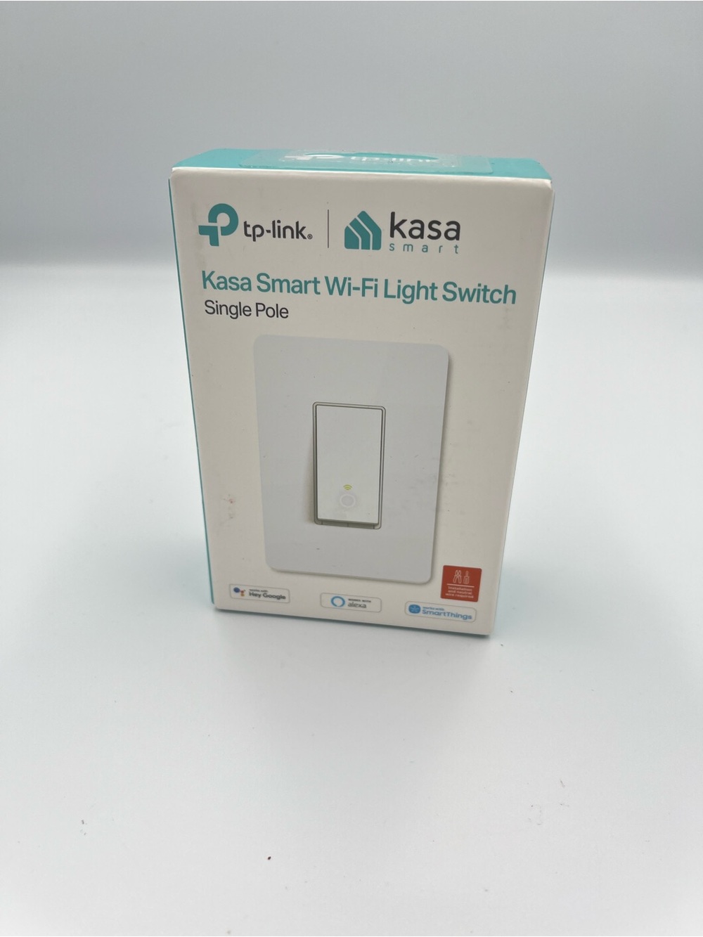 Smart WiFi Light Switch Single Pole Alexa Google Home Kasa HS200 New Sealed